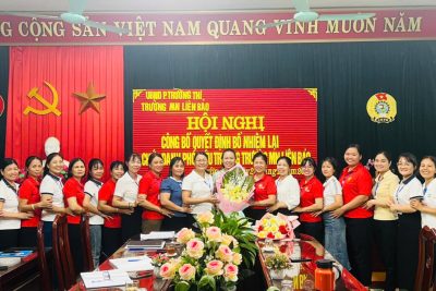 HỘI NGHỊ CÔNG BỐ QUYẾT ĐỊNH BỔ NHIỆM LẠI CHỨC DANH PHÓ HIỆU TRƯỞNG TRƯỜNG MẦM NON LIÊN BẢO