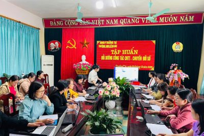 TRƯỜNG MẦM NON LIÊN BẢO TẬP HUẤN BỒI DƯỠNG CÔNG TÁC CNTT – CHUYỂN ĐỔI SỐ