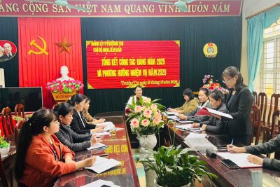TỔNG KẾT CÔNG TÁC ĐẢNG NĂM 2025 VÀ PHƯƠNG HƯỚNG NHIỆM VỤ NĂM 2026 – CHI BỘ MẦM NON LIÊN BẢO