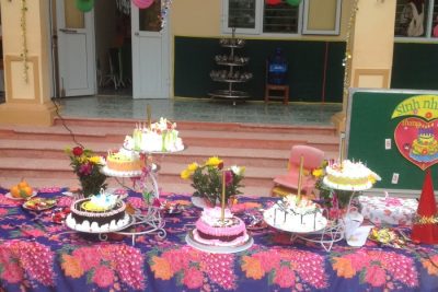 Tổ chức sinh nhật cho học sinh