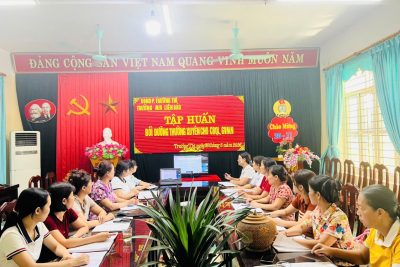 Tập huấn trực tuyến bồi dưỡng thường xuyên cho CBQL, GVMN